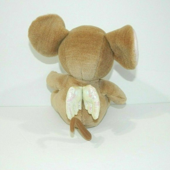 VTG ANGEL MOUSE 8" Plush BBC 1999 Cartoon Show Angelmouse Stuffed Rodney Peppe - Picture 3 of 4